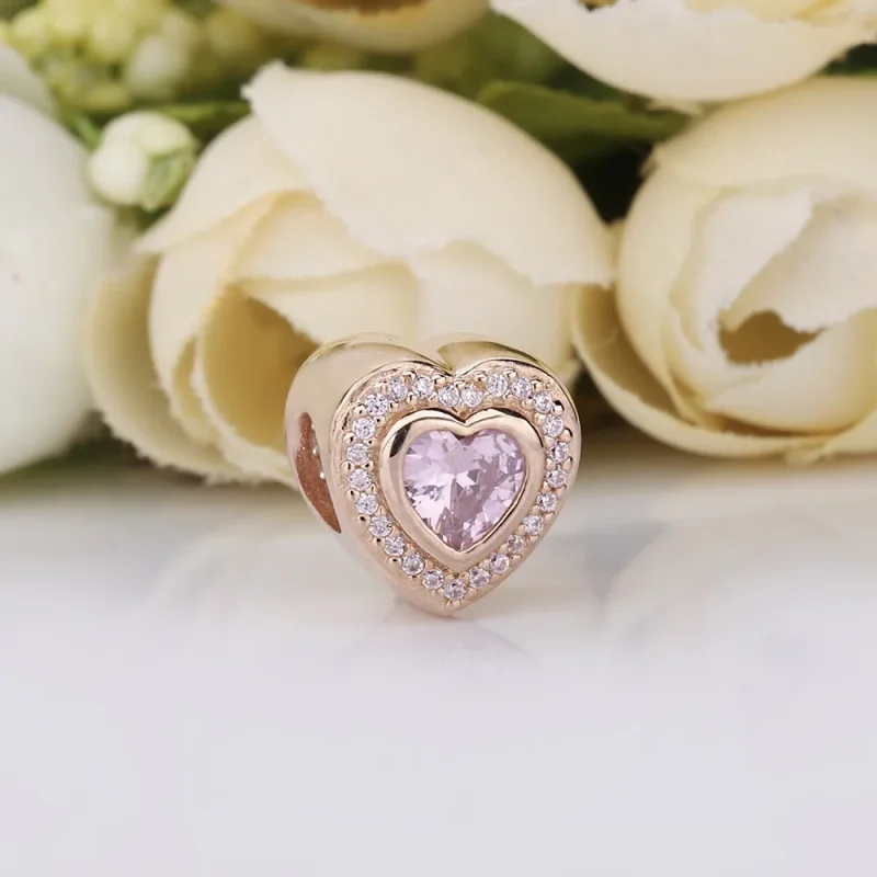 (imagine pentru) Talisman Iubire strălucitoare din PANDORA Rose - Vizualizare 2