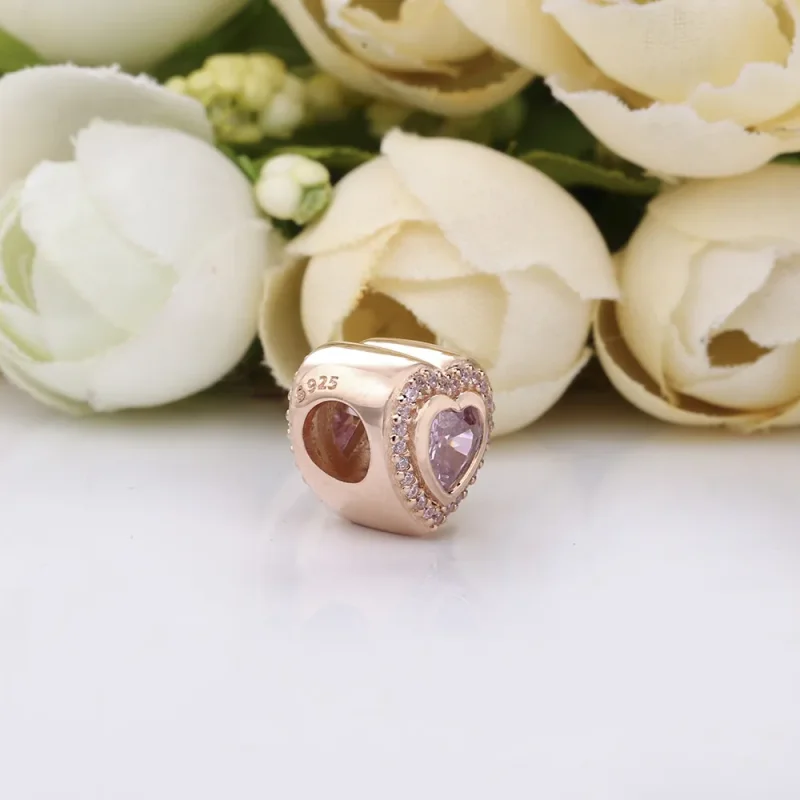 (imagine pentru) Talisman Iubire strălucitoare din PANDORA Rose - Vizualizare 4