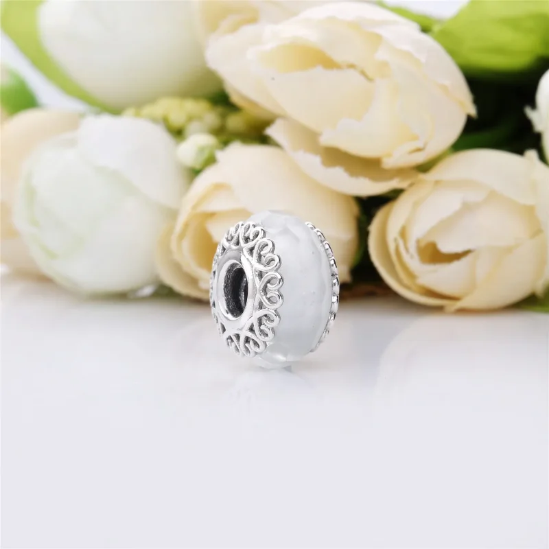 (imagine pentru) Sticlă albă irizată - 797617 - Talismane PANDORA - Vizualizare 3