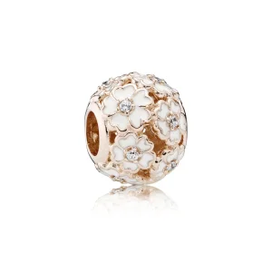(imagine pentru) Talisman Alb Primrose Meadow din PANDORA Rose