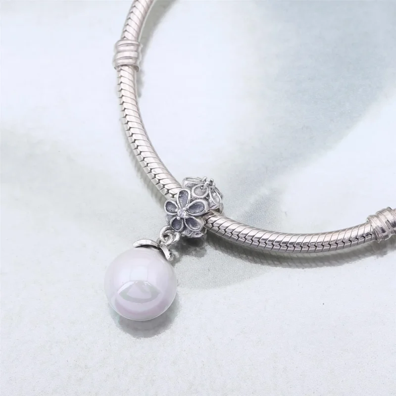(imagine pentru) Talisman buchet de violete - 790858P - Talismane PANDORA - Vizualizare 4