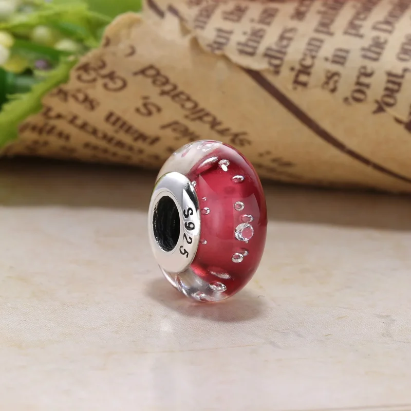 (imagine pentru) Talisman bule din sticlă de Murano albă - 791617CZ - Talismane P - Vizualizare 3
