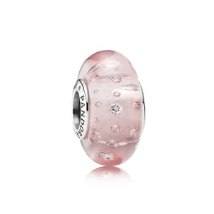 (imagine pentru) Talisman bule din sticlă de Murano roz - 791615CZ - Talismane PA