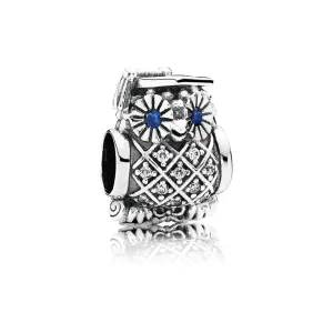 (imagine pentru) Talisman cu bufniţă din argint - 791502NSB PANDORA