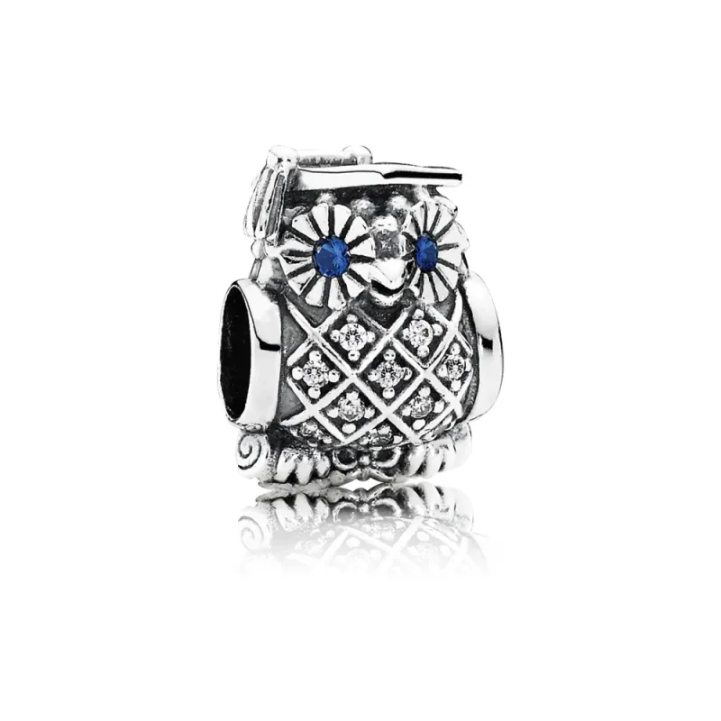 (imagine pentru) Talisman cu bufniţă din argint - 791502NSB PANDORA