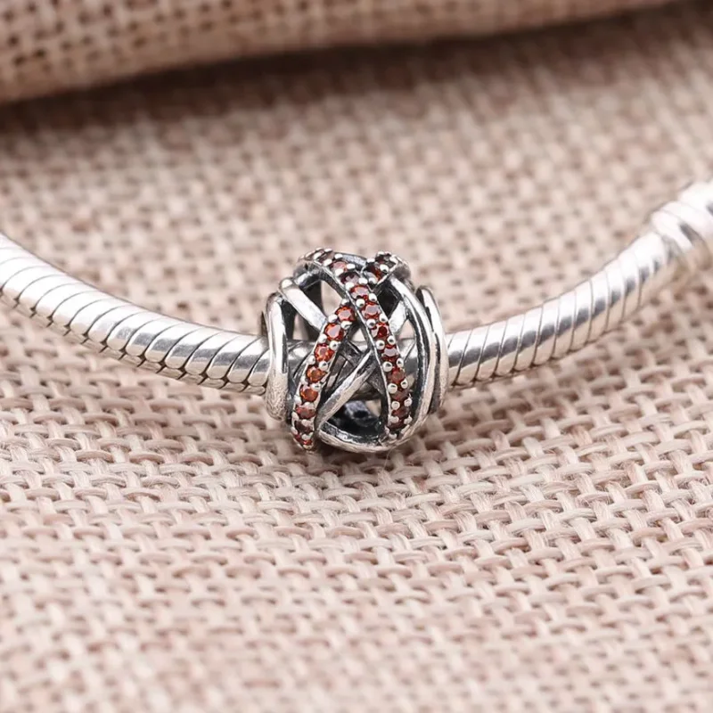 (imagine pentru) Talisman dantelat din argint 925, cu zirconiu cubic - PANDORA - Vizualizare 4