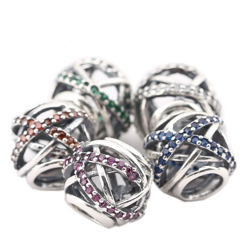 (imagine pentru) Talisman dantelat din argint 925, cu zirconiu cubic - PANDORA - Vizualizare 5