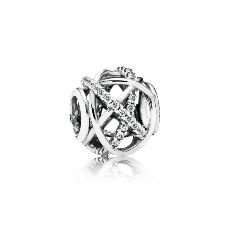 (imagine pentru) Talisman dantelat din argint 925, cu zirconiu cubic - PANDORA