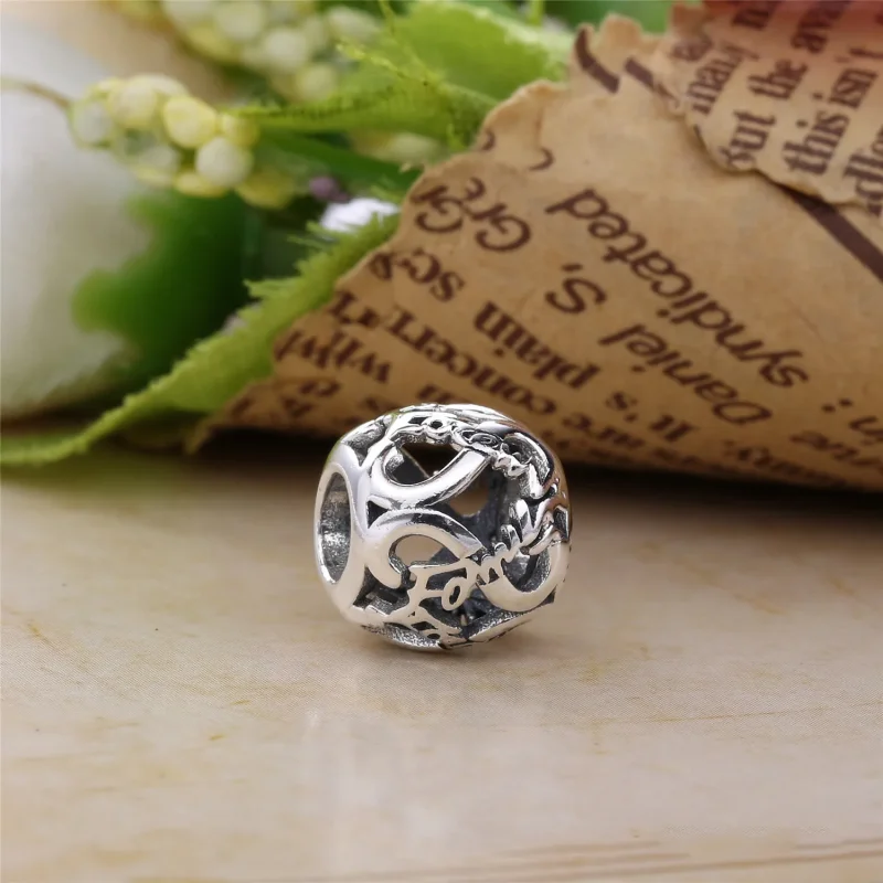 (imagine pentru) Talisman dantelat Familia pentru totdeauna din argint 925 - 7915 - Vizualizare 2