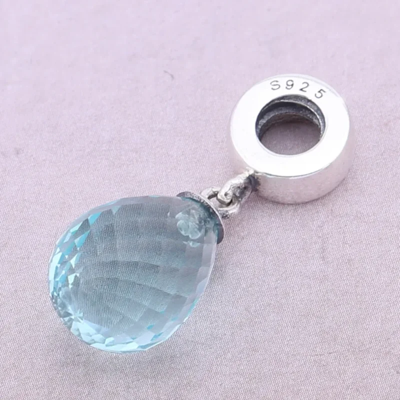 (imagine pentru) Talisman din sticlă de Murano fațetată albastră - 791602CLB - Ta - Vizualizare 2