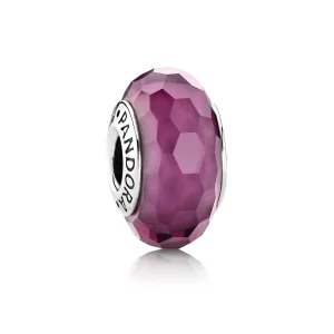 (imagine pentru) Talisman din sticlă de Murano faţetată mov - 791071 - Talismane 