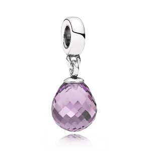 Talisman din sticlă de Murano fațetată mov - 791602CPE - Talisma (imagine pentru) Talisman din sticlă de Murano fațetată mov - 791602CPE - Talisma