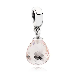 (imagine pentru) Talisman din sticlă de Murano fațetată roz - 791602CPK - Talisma