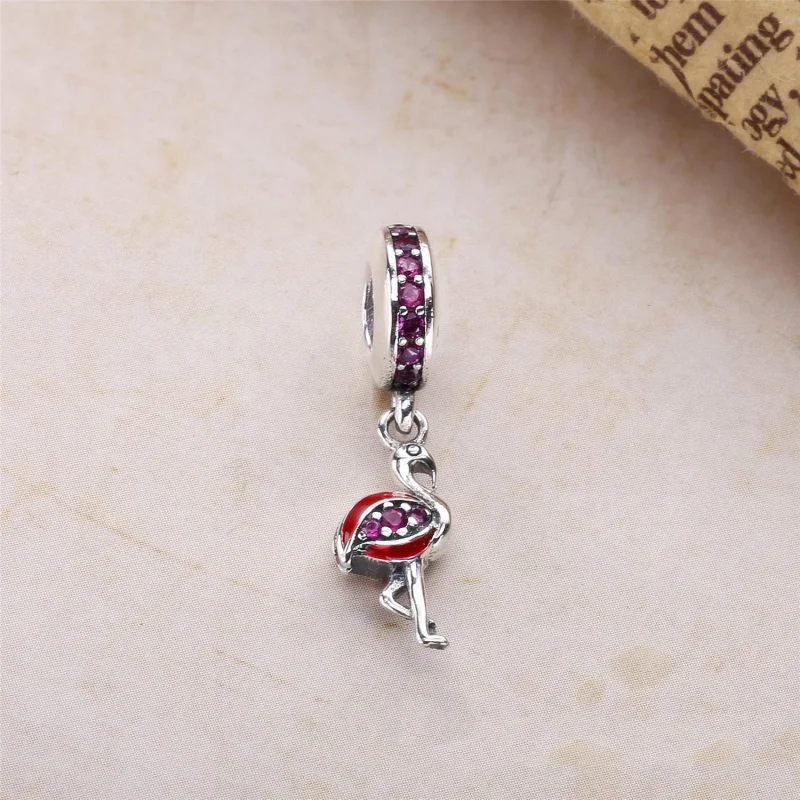 (imagine pentru) Talisman Flamingo roz - PANDORA - Vizualizare 2