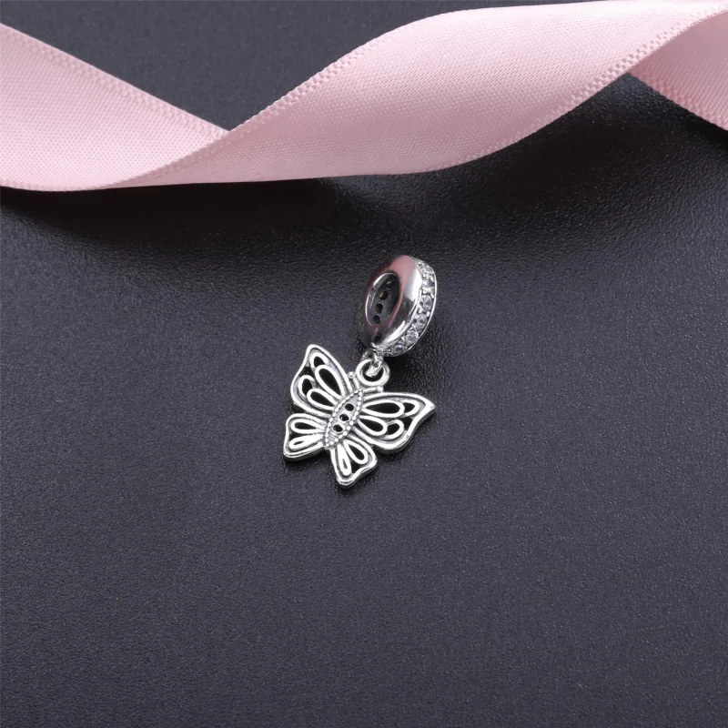 (imagine pentru) Talisman Fluture Vintage - PANDORA - Vizualizare 2