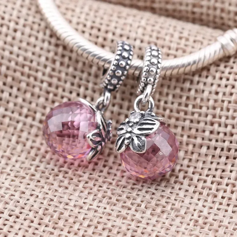 (imagine pentru) Talisman Fluturele roz al dimineții - PANDORA - Vizualizare 2