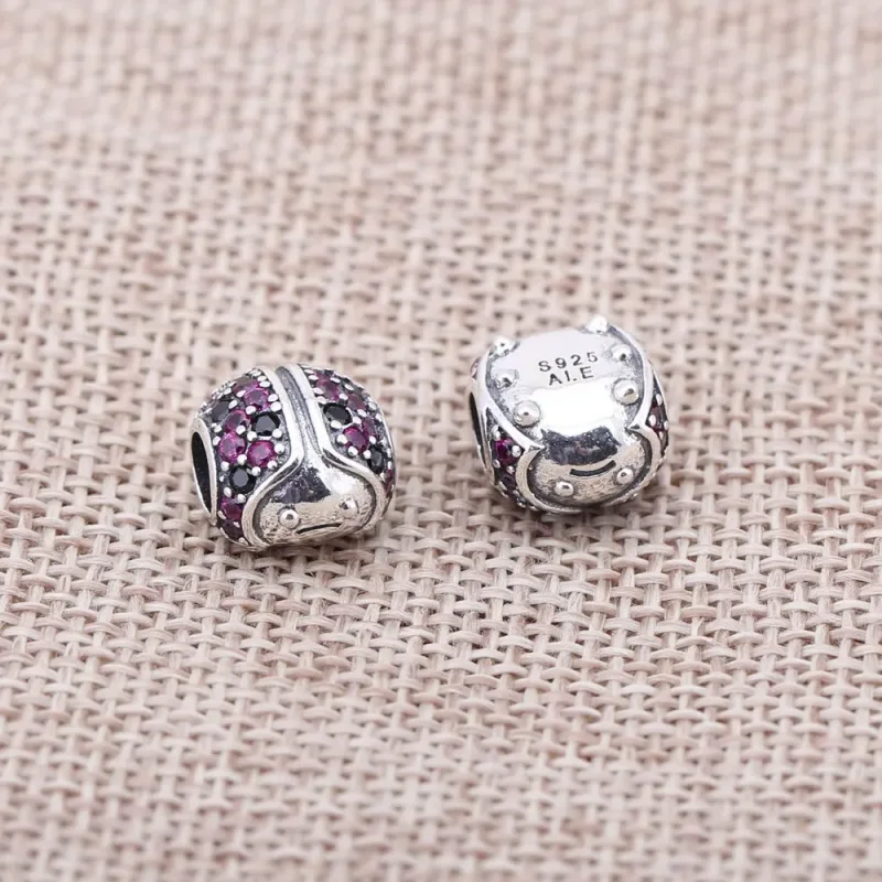 (imagine pentru) Talisman gărgăriţă pavé din argint 925 - 791484CFR PANDORA - Vizualizare 2