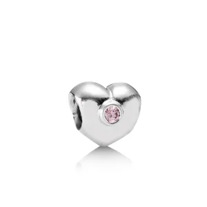 (imagine pentru) Talisman inimă strălucitoare roz - 790134PCZ - Talismane PANDORA