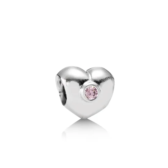 (imagine pentru) Talisman inimă strălucitoare roz - 790134PCZ - Talismane PANDORA