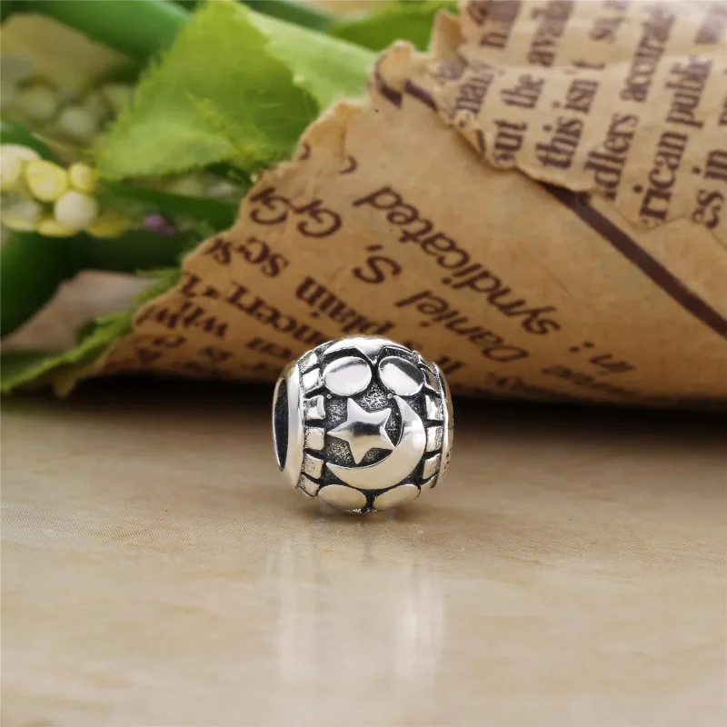 (imagine pentru) Talisman PANDORA, Luna și stelele din argint - Vizualizare 2