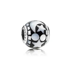 (imagine pentru) Talisman PANDORA, Luna și stelele din argint