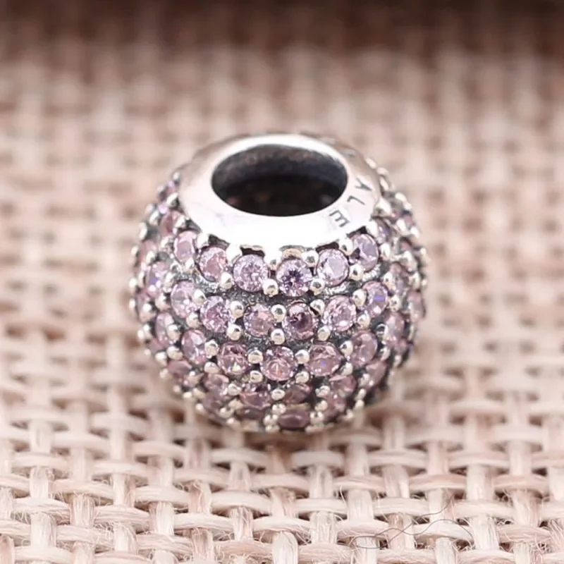 (imagine pentru) Talisman minge pavé roz - 791051PCZ - Talismane PANDORA - Vizualizare 2