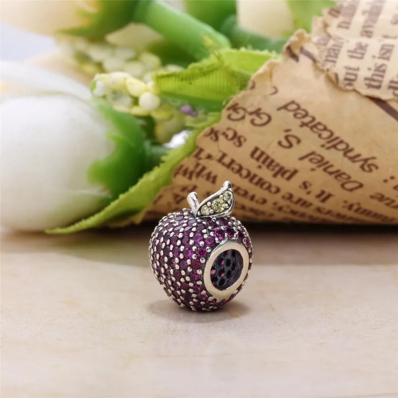 (imagine pentru) Talisman măr pavé din argint - 791485CFR PANDORA - Vizualizare 4
