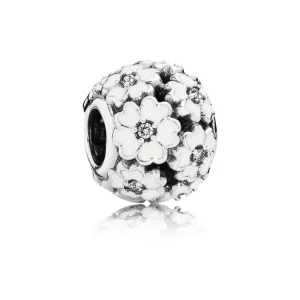 (imagine pentru) Talisman pajiște cu primule din argint 925 zirconiu cubic şi ema