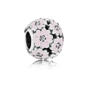 (imagine pentru) Talisman pajiște cu primule din argint 925 zirconiu cubic şi ema