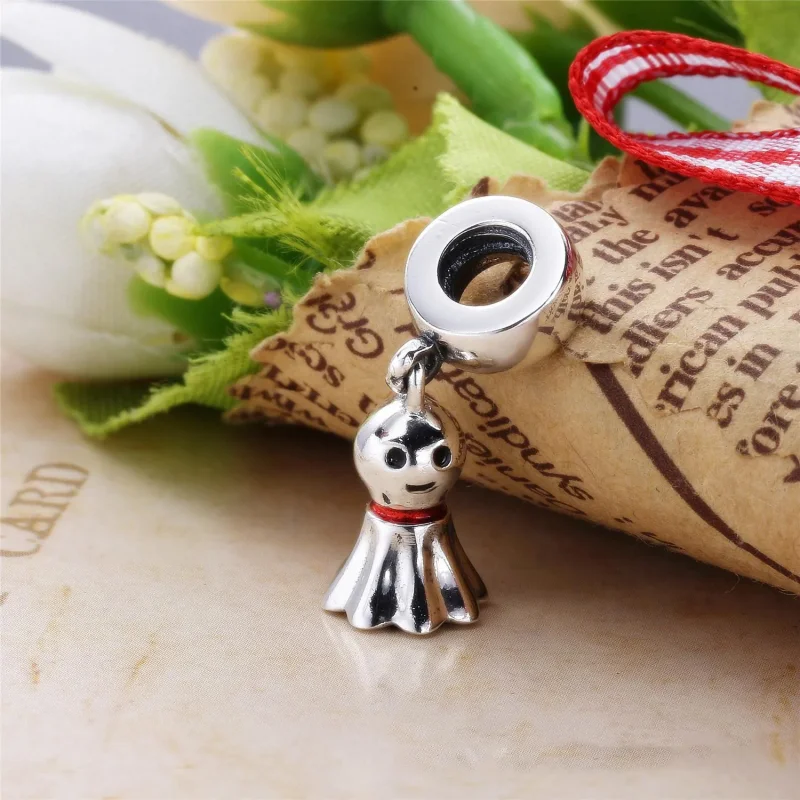 (imagine pentru) Talisman pandantiv PANDORA, Asiatice Doll Sunny din argint - Vizualizare 3