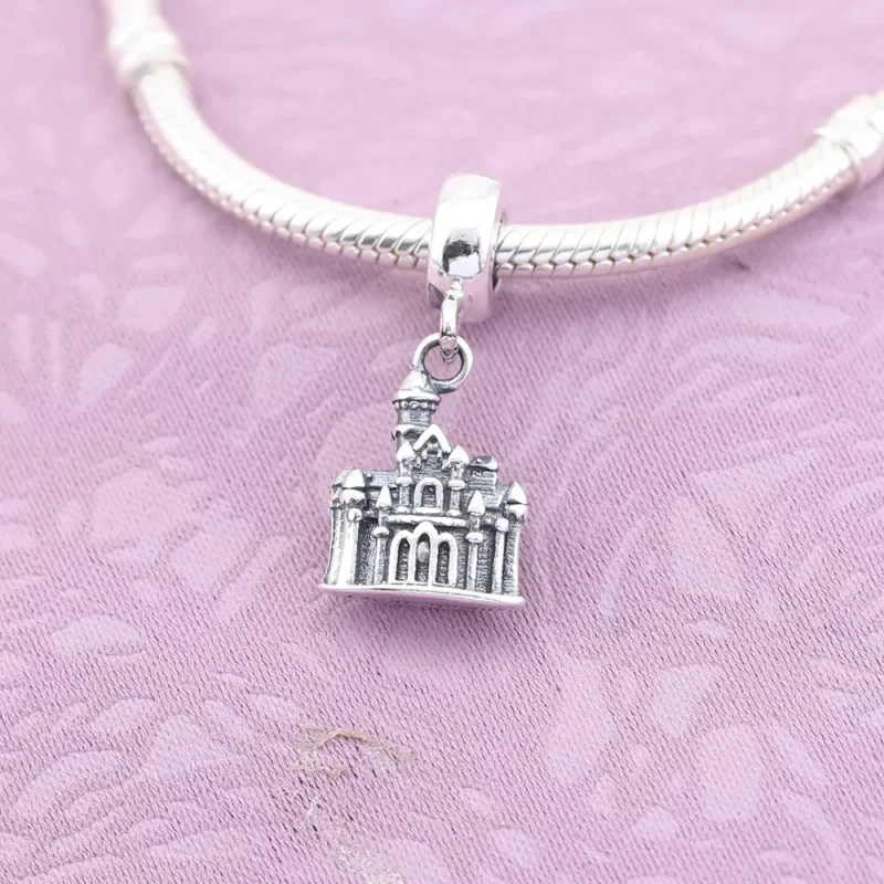 (imagine pentru) Talisman pandantiv PANDORA, Disney, Disneyland "Castelul de dorm - Vizualizare 2