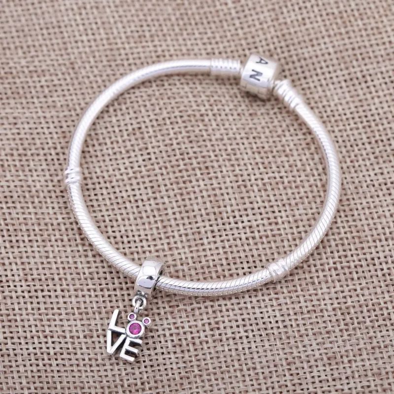(imagine pentru) Talisman pandantiv PANDORA, Disney, Dragostea lui Mickey din arg - Vizualizare 2