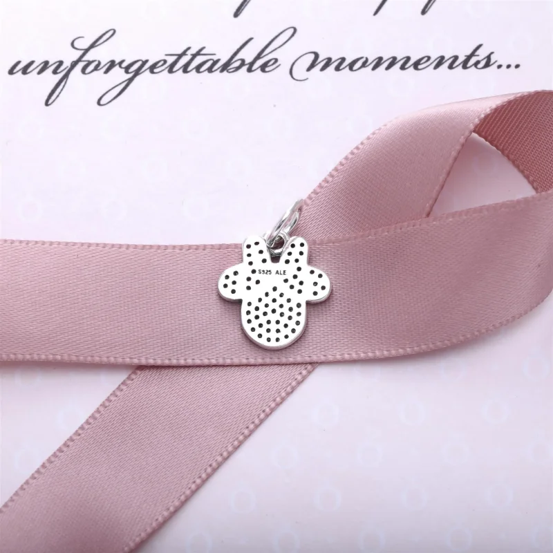 (imagine pentru) Talisman pandantiv PANDORA, Disney, Spumant Minnie icoană din ar - Vizualizare 3