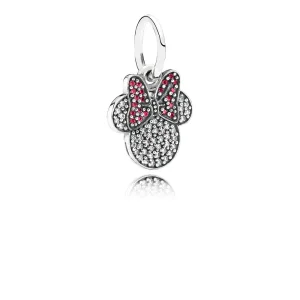 (imagine pentru) Talisman pandantiv PANDORA, Disney, Spumant Minnie icoană din ar