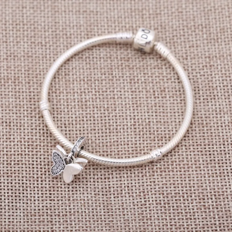 (imagine pentru) Talisman pandantiv PANDORA, Fluturarea fluturilor din argint - Vizualizare 2
