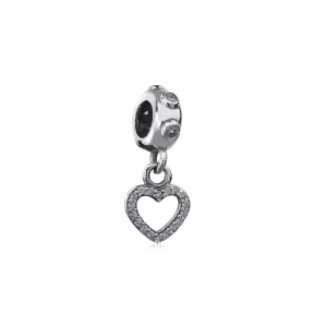 (imagine pentru) Talisman pandantiv PANDORA, inimă din argint KFPRtkQe