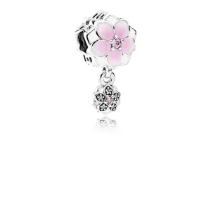(imagine pentru) Talisman pandantiv PANDORA, Magnolia floare Palid Cerise din arg