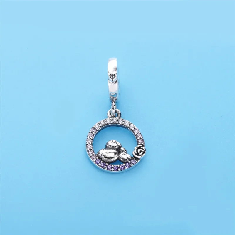 (imagine pentru) Talisman pandantiv PANDORA, Mama si Baby Bird din argint - Vizualizare 2