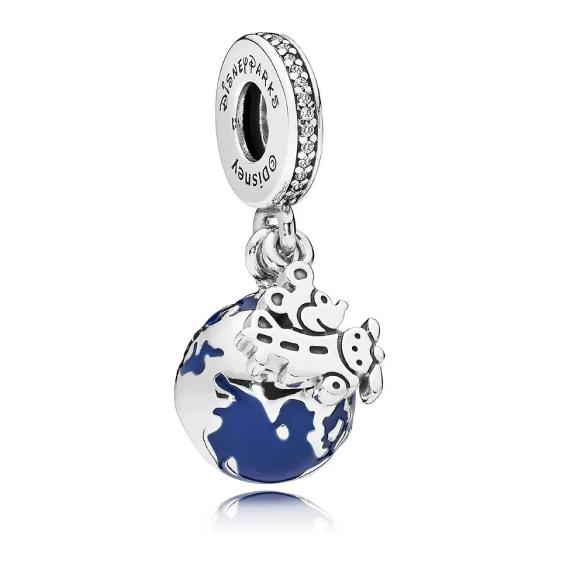 (imagine pentru) Talisman pandantiv PANDORA, Mickey Mouse Glob din argint - Vizualizare 2