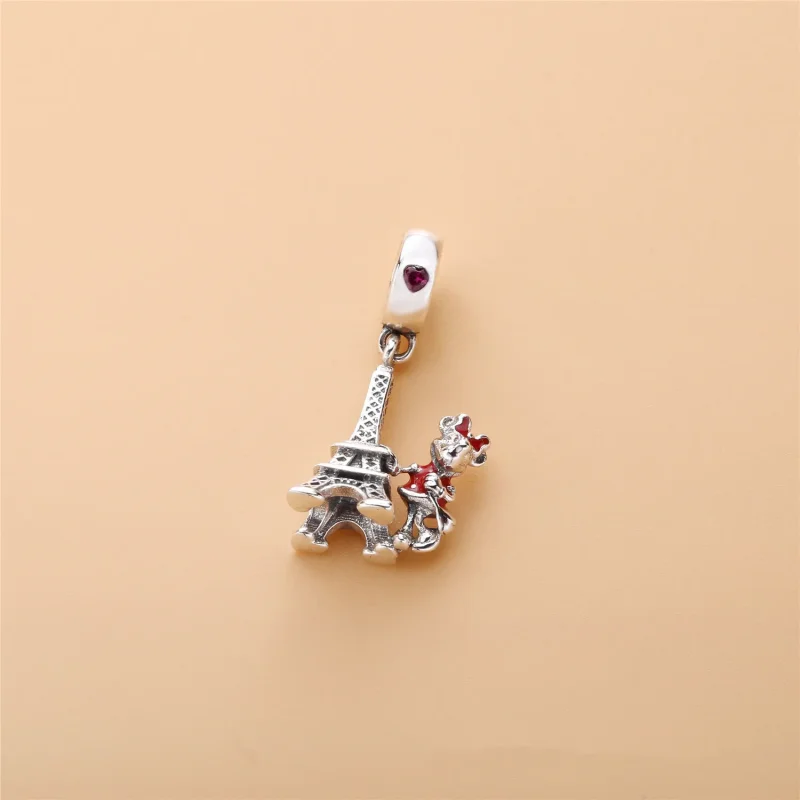 (imagine pentru) Talisman pandantiv PANDORA, Minnie Mouse Turnul Eiffel din argin - Vizualizare 2