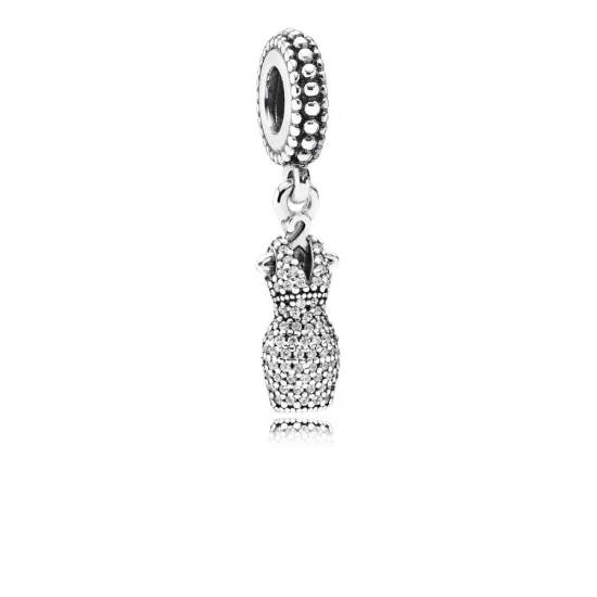 (imagine pentru) Talisman pandantiv PANDORA, O rochie orbitoare din argint