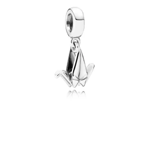 (imagine pentru) Talisman pandantiv PANDORA, Origami macara din argint