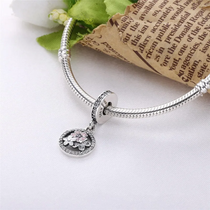 (imagine pentru) Talisman pandantiv PANDORA, Poetică Infloreste din argint - Vizualizare 3
