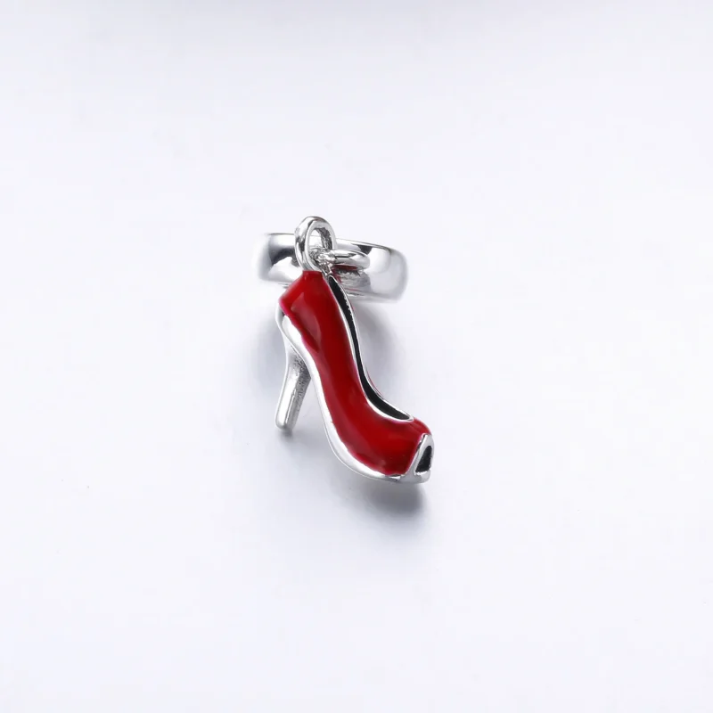 (imagine pentru) Talisman pandantiv PANDORA, Roșu Stiletto din argint - Vizualizare 3