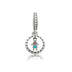 (imagine pentru) Talisman pandantiv PANDORA, Tata stick figura din argint