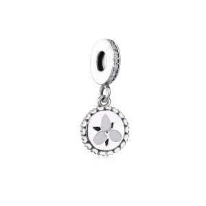 (imagine pentru) Talisman pandantiv PANDORA, Trillium floare din argint