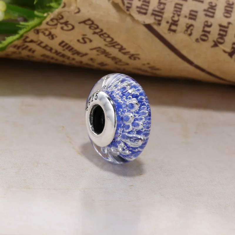 (imagine pentru) Talisman PANDORA, Albastru Efervescence din argint - Vizualizare 2