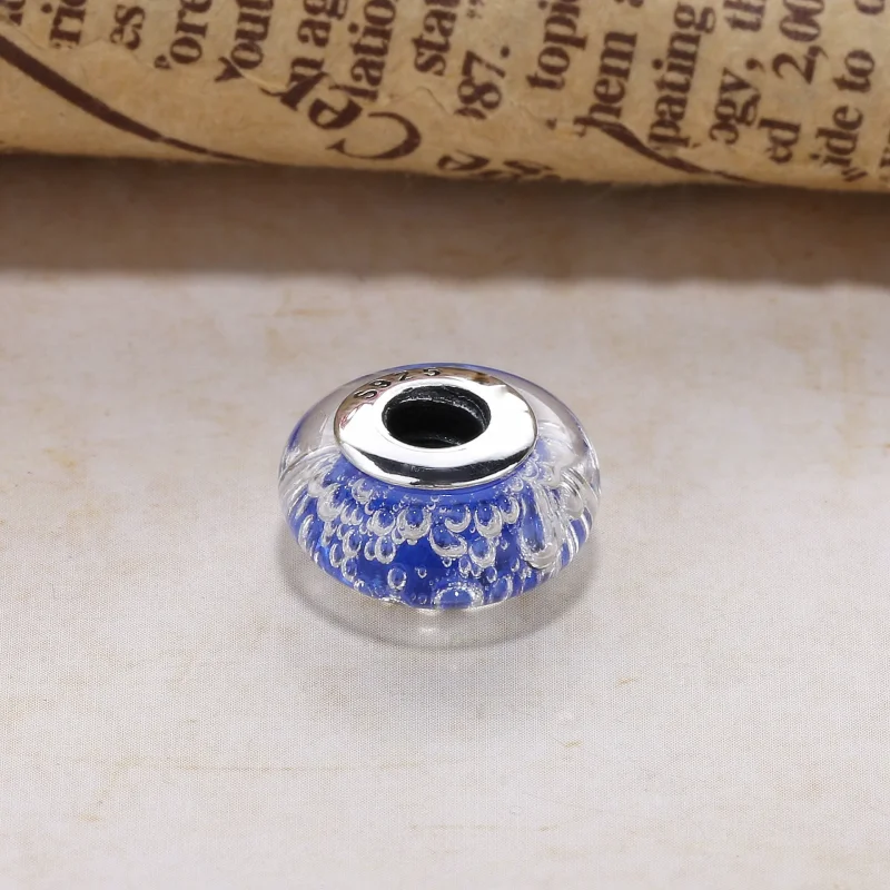(imagine pentru) Talisman PANDORA, Albastru Efervescence din argint - Vizualizare 3