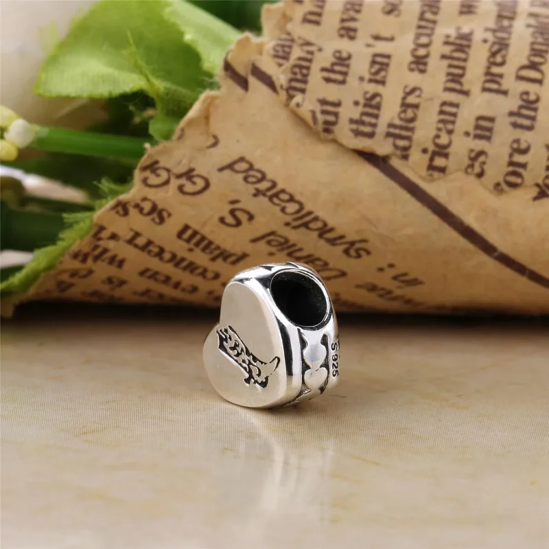 (imagine pentru) Talisman PANDORA, Boot în inimă din argint - Vizualizare 4