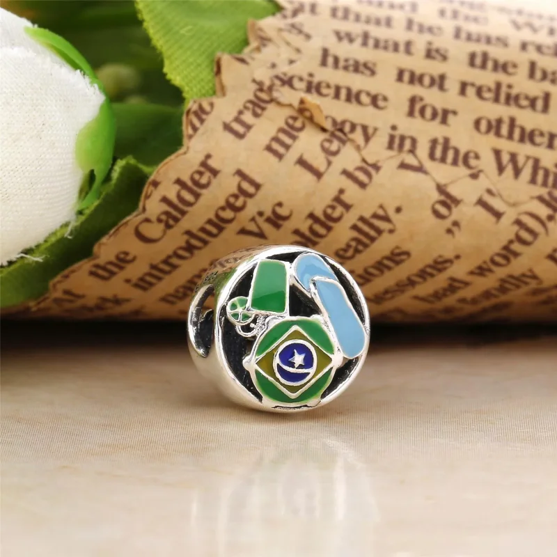 (imagine pentru) Talisman PANDORA, Brazilia din argint - Vizualizare 2